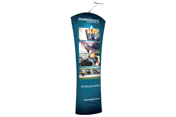 Arched Top Fabric Banner Stand