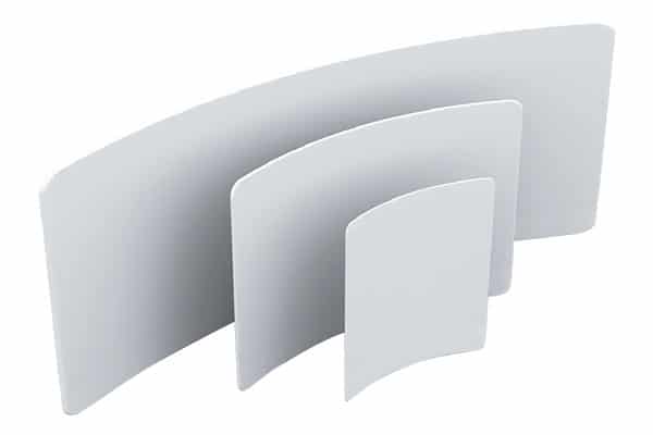 C-Shape Banner Wall Sizes